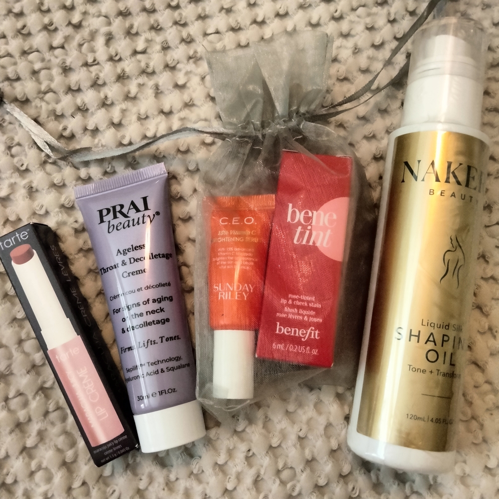 Beauty Bundle: Benefit, Tarte, Sunday Riley, Prai, Nakery Beauty